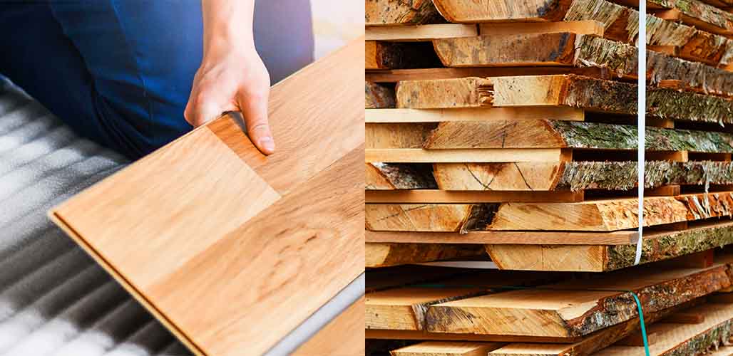 what type of wood are floorboards made from