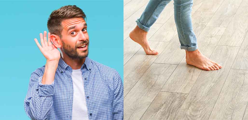 why does laminate flooring sound hollow