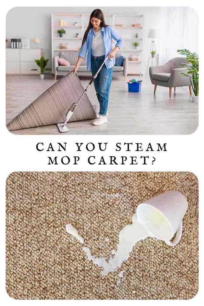 can you steam mop carpet